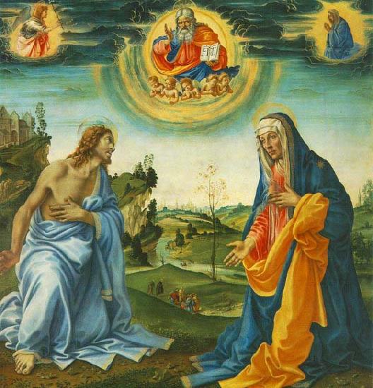 Fra Filippo Lippi The Intervention of Christ and Mary